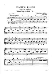 Quaderno Romano von Ferenc Farkas 