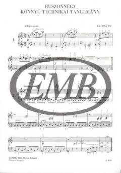 24 Easy Technical Studies von Paul Kadosa 