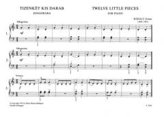 Twelve Little Pieces von Zoltan Kodaly 