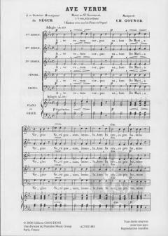 Ave verum Motet au Saint-Sacrement von Charles Gounod 