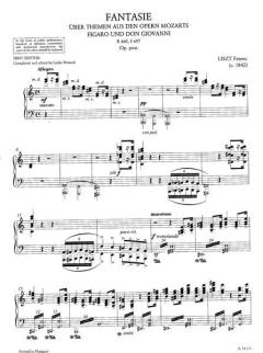 Fantasie von Franz Liszt 