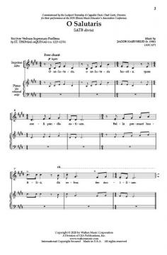 O Salutaris von Jacob Narverud 