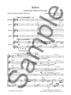 Baïlèro (Chants d'Auvergne) von Joseph Canteloube 