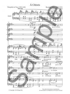 A Chloris von Reynaldo Hahn 