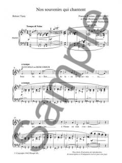 Nos Souvenirs Qui Chantent von Francis Poulenc 