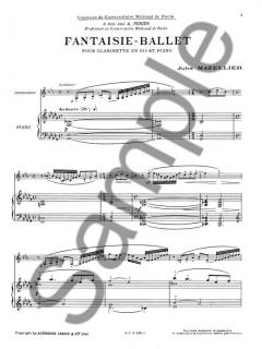 Fantaisie-Ballet von Jules Mazellier 