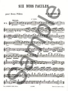 Six Duos Faciles Op.145 von Giuseppe Gariboldi 