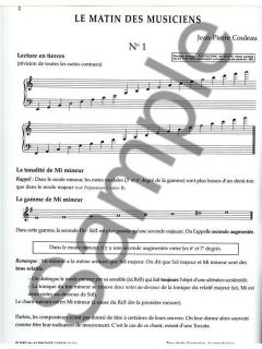 Le Matin des Musiciens - Preparatoire 2, Vol.A von Jean-Pierre Couleau 