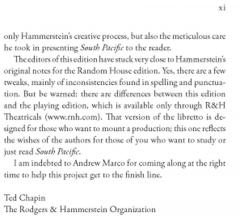 South Pacific von Oscar Hammerstein II 