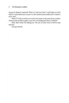 The Shakespeare Audition von Laura Wayth 