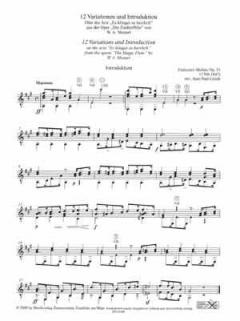 12 Variationen und Introduktion op. 31 von Francesco Molino 