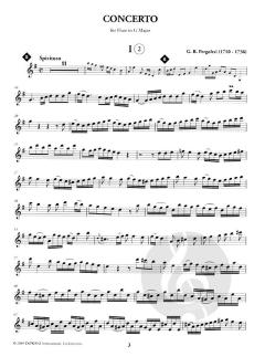 Flute Concerto in G Major von Giovanni Battista Pergolesi 