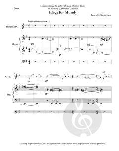 Elegy For Mundy von Jim Stephenson 