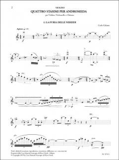 Quattro Stasimi per Andromeda von Carlo Galante 