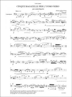 Cinque bagatelle per l'uomo nero von Carlo Galante 