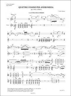 Quattro Stasimi per Andromeda von Carlo Galante 
