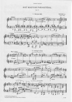 Hungarian Peasant Songs von Leo Weiner 