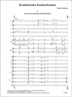 Kranichsteiner Kammerkantate von Bruno Maderna 