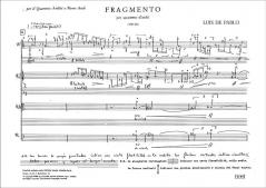 Fragmento von Luis de Pablo 