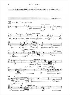 Fragmento von Luis de Pablo 