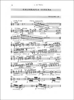 Caligrafia Serena von Luis de Pablo 