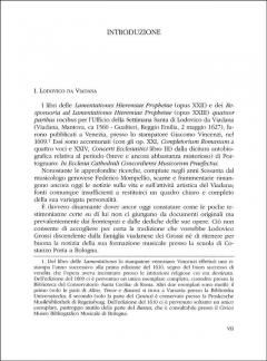 Lamentationes et Responsoria von Ludovico Grossi 