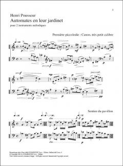 Automates dans leur Jardinet (2000-2001) von Henri Pousseur 