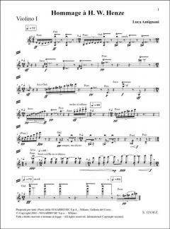 Hommage A Henze von Luca Antignani 