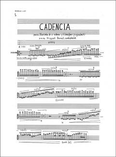 Cadencia (2004) per Marimba e Vibrafono (7 Ca.) von Luis de Pablo 
