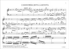 Canzoni alla francese in partitura : libro quarto von Girolamo Frescobaldi 