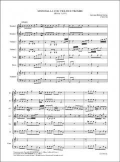 Sinfonia A Quattro Con Violini e Trombe(Hh.30 N.3) von Giovanni Battista Martini 