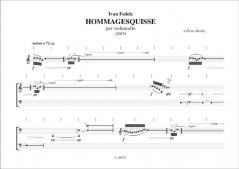 Hommagesquisse von Ivan Fedele 