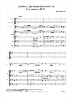Concerto per violino e orchestra in La maggiore von Alessandro Rolla im Alle Noten Shop kaufen (Partitur)