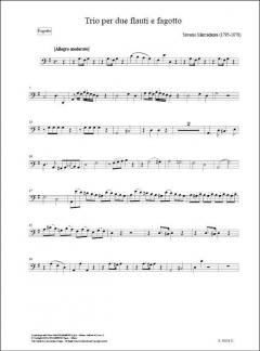 Trio per due flauti e fagotto von Saverio Mercadante 