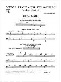 Scuola Pratica Del Violoncello Vol. 1 von G. Francesconi im Alle Noten Shop kaufen (Partitur)
