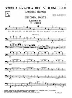 Scuola Pratica Del Violoncello Vol. 2 von G. Francesconi im Alle Noten Shop kaufen (Partitur)