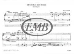 Introduktion und Toccata von Heinz Wunderlich 