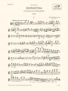 Sonatina von Endre Szervansky 