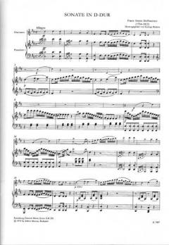 Sonata in D major von Franz Anton Hoffmeister 
