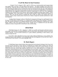 I Left My Heart in San Francisco von George Cory 