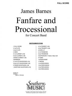 Fanfare and Processional von James Barnes 