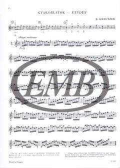 42 Etüden (Capricen) von Rodolphe Kreutzer 