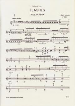 Flashes von Istvan Lang 