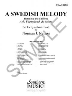A Swedish Melody von Norman Nelson 