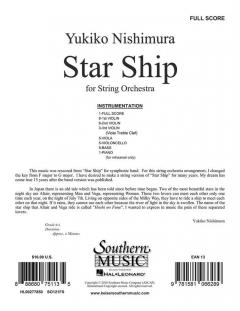 Star Ship for String Orchestra von Yukiko Nishimura 