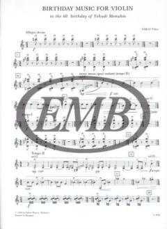 Birthday music von Tibor Sarai 