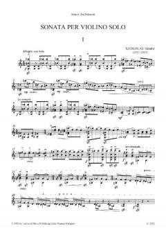 Sonata von Sandor Szokolay 