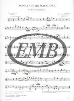 Sonate in re maggiore von Guiseppe Tartini 