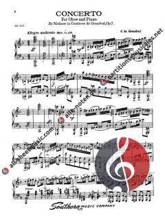 Concerto, Op. 7 for Oboe von Clémence de Grandval im Alle Noten Shop kaufen