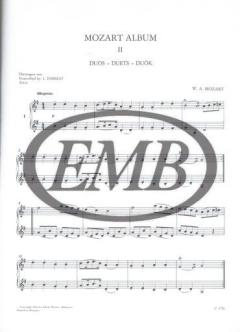 Album For violin 2 von Wolfgang Amadeus Mozart im Alle Noten Shop kaufen